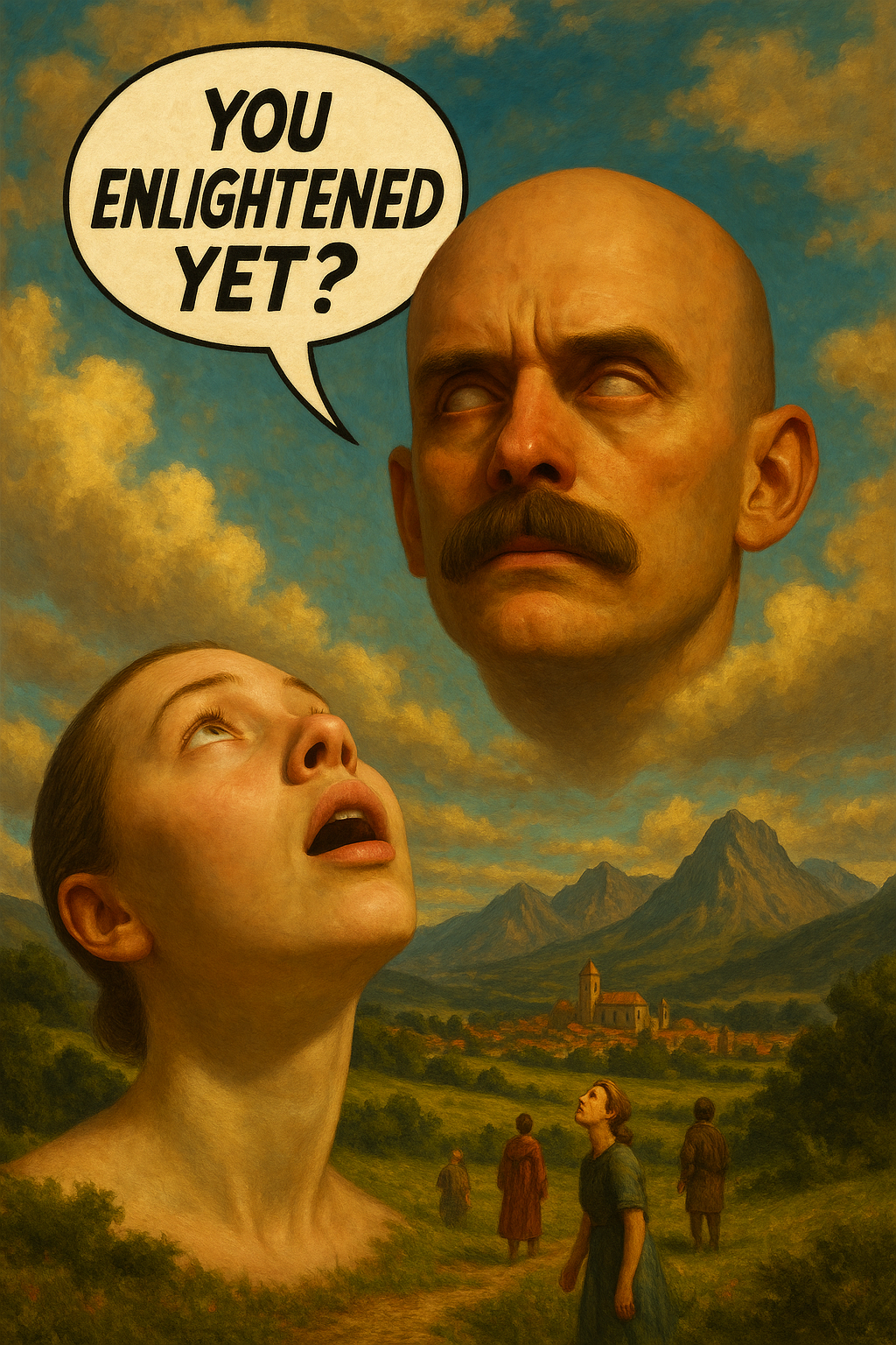 You Enlightened Yet? - Cosmic questioning of enlightenment